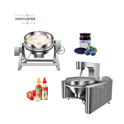 Capacité personnalisable Sauce chauffante à la vapeur électrique Bouilloire à chaud avec mélangeur agitant