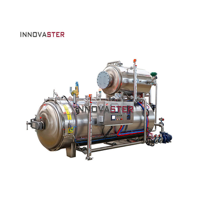 Stérilisation à haute température, bain d'eau, machine de rétortation autoclave pour les aliments préparés