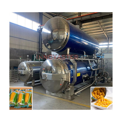 1100*1200*1500MM Retour de riz à haute température de stérilisation pour usine de transformation alimentaire