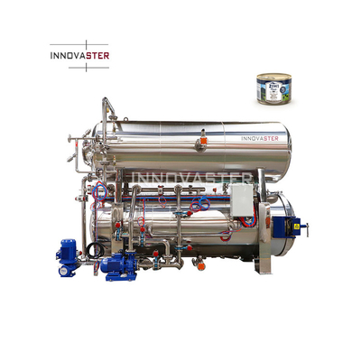 304 acier inoxydable lait café bain d'eau stérilisation haute température autoclave retort