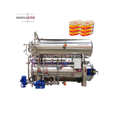 Processus de stérilisation à la vapeur par autoclave pour les aliments emballés en conserve de volaille et de bœuf