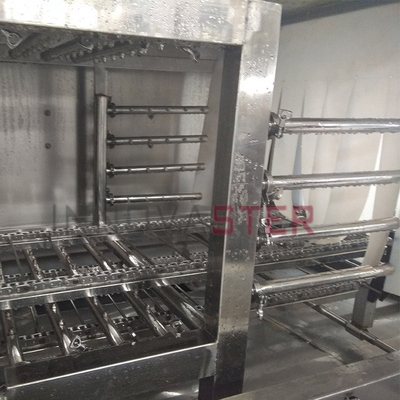 6100*1700*1700mm Machine à laver à haute pression pour caisses/récipients dans les magasins de boissons
