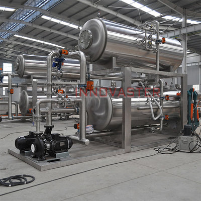Système d'autoclave 3P stérilisateur de bain d'eau pour machine de retort de thon de poisson de tomates en conserve