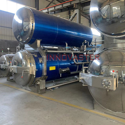 3P Rétort de stérilisation en autoclave à haute température à vapeur et à eau manuelle