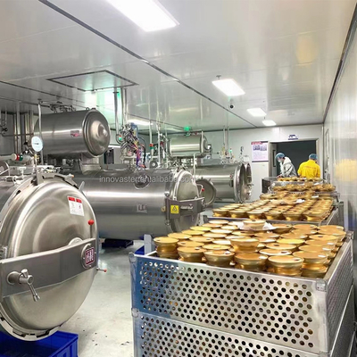 3P Rétort de stérilisation en autoclave à haute température à vapeur et à eau manuelle