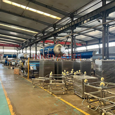 1100*1200*1500MM Poches Cuisinière à pression pour équipement de transformation des aliments en conserve