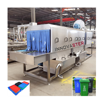 Machine de nettoyage à eau chaude à haute pression pour moules/caisses/récipients à modèle unique/intégré