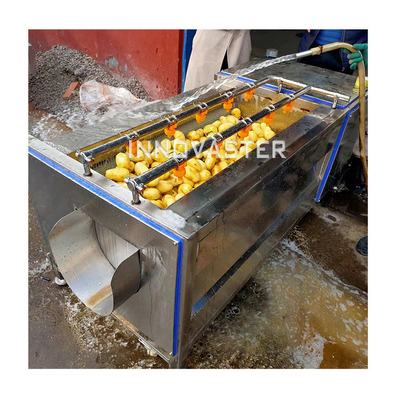 Stérilisation par l' ozone Brosse à éplucher Machine à laver les légumes à racines à bulles d'air