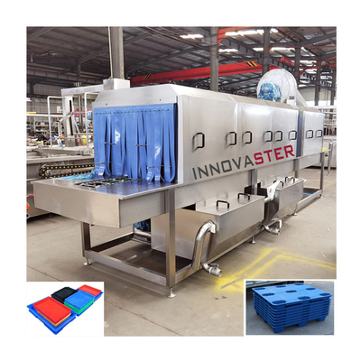 Machine de nettoyage à eau chaude à haute pression pour caisses de construction compacte