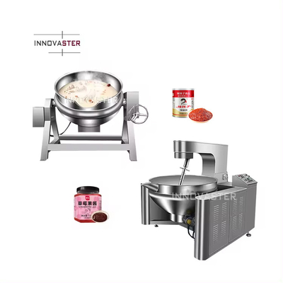 Sauces à base de fruits à la confiture de fruits à la pâtisserie en acier inoxydable à chaudière électrique avec agitateur