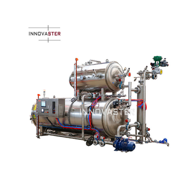 Machine de retort alimentaire multifonctionnelle conviviale pour bouteille en conserve