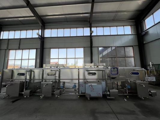 Pasteuriseur automatique de tunnel à haute tension 220V/380V pour une productivité élevée