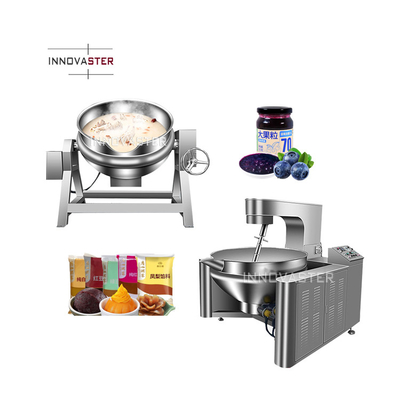 500L chauffage à la vapeur électrique bouilloire à cuisson à vapeur avec mélangeur de boissons alimentaires