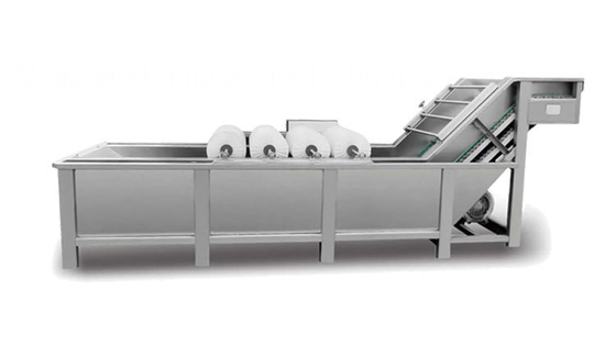 Machine à laver à bulles à levage de gantry personnalisée pour les légumes et les fruits dans les boissons alimentaires