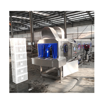 6100*1700*1700mm Machine de nettoyage CIP pour les laveuses de caisses de conteneurs en mode personnalisé