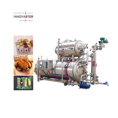 Machine de rétortation multifonctionnelle pour stérilisation à haute température des sacs alimentaires pour animaux de compagnie