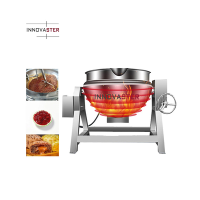 Cuisinière à vapeur électrique à chaudière pour faire bouillir et mélanger dans la cuisine commerciale