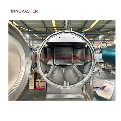 Fermes immersion automatique dans l'eau pâte de tomate en conserve machine de rétort de stérilisation autoclave 1100 * 1200 * 1500MM