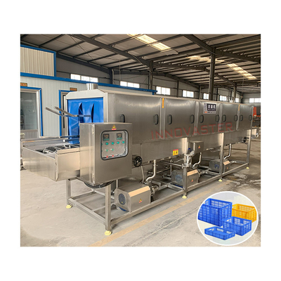 Machine à laver en panier en plastique de 215 kg personnalisée pour palettes et plateaux industriels