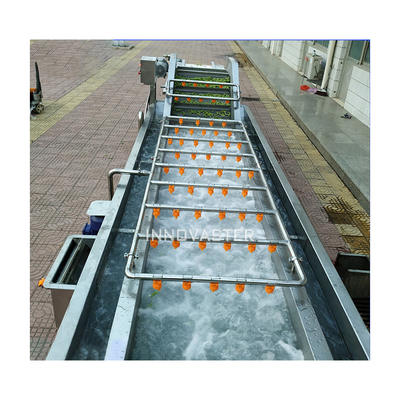 Ligne de production de légumes à feuilles de salade de pommes de terre congelée pour une tension de 380v et un fonctionnement facile