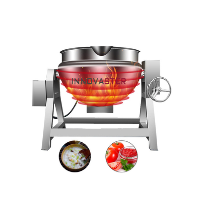 Équipement de cuisson Mélangeur en acier inoxydable 500L avec système d'inclinaison électrique et agitateur