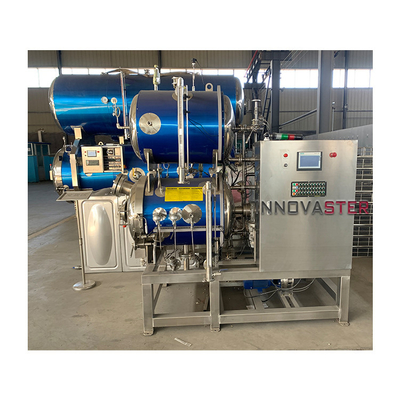 Stérilisateur alimentaire en acier inoxydable, machine à rétractation en autoclave pour boissons alimentaires 2100 kg