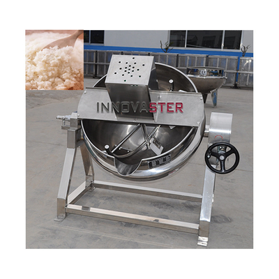 Bouilloire à chauffage par vapeur à gaz/électricité pour la production de pâte de tomate et de porridge
