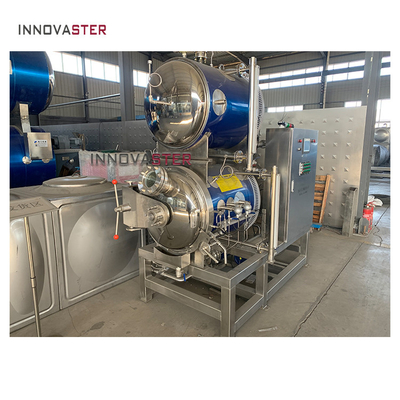 Rétorse rotative à stérilisation à haute température pour machine de transformation alimentaire liquide épaisse