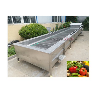 Machine à laver à bulles d'air pour légumes et fruits aquatiques argentée d'une capacité de 512 kg