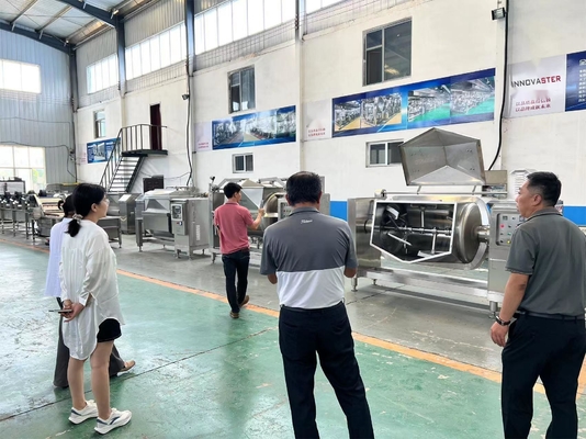 Hôtels Vacuum Remuer Veste horizontale Bouilloire de cuisson pour la concentration de liquide épais