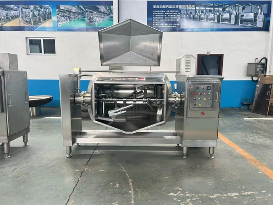 Chaudière de cuisson à mélange sous vide de 300 L pour le mélange et la cuisson en fonctionnement des machines