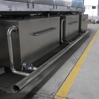 La machine à laver industrielle automatique PP/SUS304 continue pour les restaurants en 2021