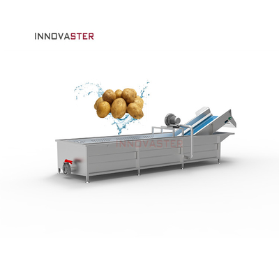 Machine de nettoyage à bulles d'argent pour légumes et fruits avec recyclage de l'eau