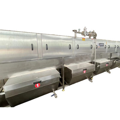 La machine à laver les plateaux alimentaires agricoles avec des paniers en acier inoxydable SUS304 et une capacité de 650 kg