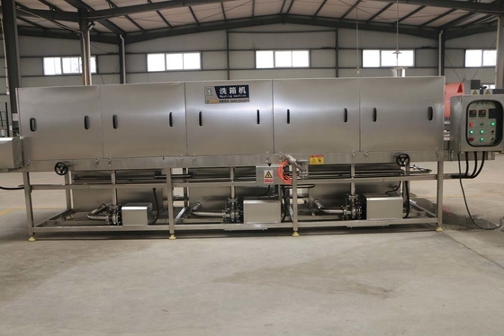 380/480V Voltage Argent Cages en plastique machine à laver pour un nettoyage rapide et complet