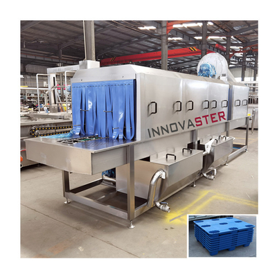 Performance du lave-linge industriel pour le nettoyage continu des palettes en plastique en 2021