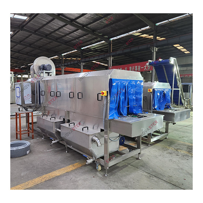 Machine à laver à la caisse en plastique rotative à chiffre d'affaires industriel automatique en argent