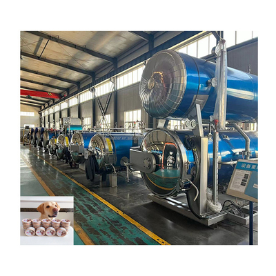 Rétorsion automatique par lots pour la stérilisation à l'air dans l'autoclave à vapeur industrielle à air moyen