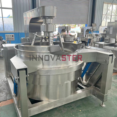 615 kg bouilloire de cuisson en acier inoxydable de qualité alimentaire avec agitateur parfait pour les produits laitiers