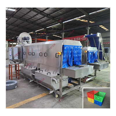 Machine à laver automatique de plateaux en plastique industrielle 2021 avec fonctionnement rapide