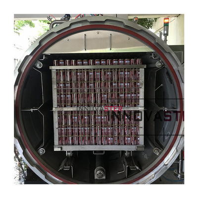 Immersion dans l'eau chaude stérilisé Sacoche alimentaire Sauce Autoclave Equipement de rétorsion Structure