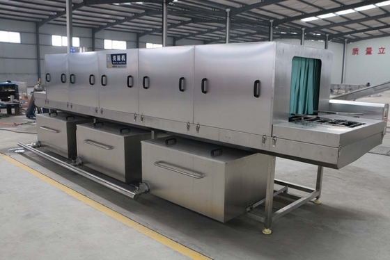 6000*2800*2200 Plateaux en plastique automatiques, boîtes, caisses, moules, machine à laver pour le lavage des palettes