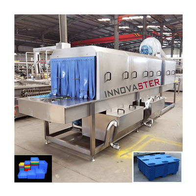 6000*2800*2200 Laveuse de plateaux en acier inoxydable pour un lavage efficace des palettes dans le commerce