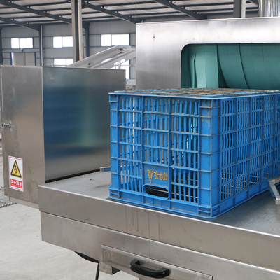 6000*2800*2200 Laveuse de plateaux en acier inoxydable pour un lavage efficace des palettes dans le commerce