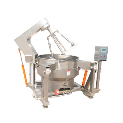 Cuisinière automatique à plusieurs têtes en acier inoxydable pour la fabrication de sauces