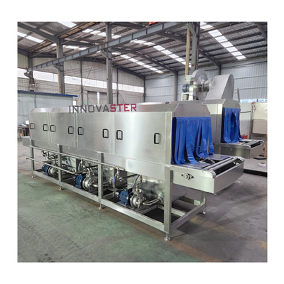 Machine à laver industrielle pour le type de tunnel plateau alimentaire panier en plastique panier de pain cuisson poulet caisse