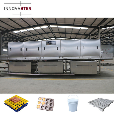Machine de lavage polyvalente de palettes pour les caisses/chariots/boîtes/récipients à lattes 6000*2800*2200