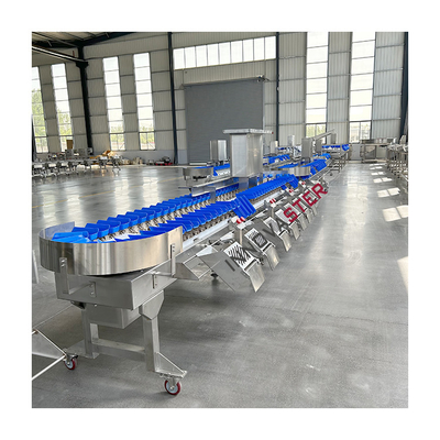 Équipement de l'industrie alimentaire 2500W Machine automatique de classement du poids pour les pattes de poulet
