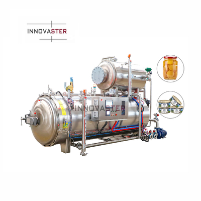 2100 KG Industrie pulvérisation bouteille d'eau alimentaire bain d'eau stérilisateur machine de rétort d'autoclave