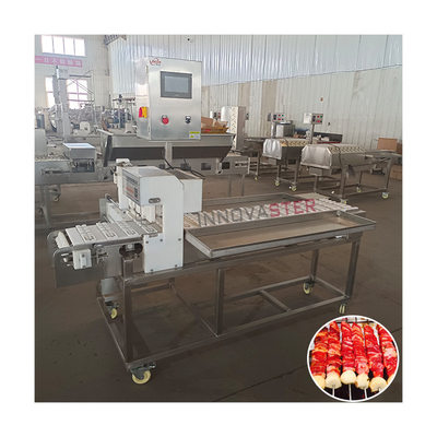Machine automatique à éplucher du poulet à la viande de légumes Kabob Satay pour vos besoins de restauration